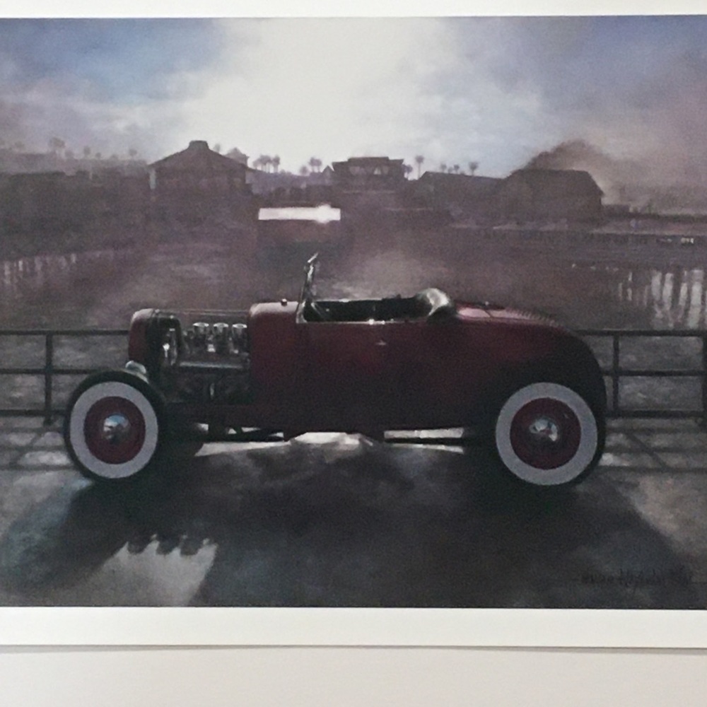 THE CHALLENGER AT THE PIER Giclee print